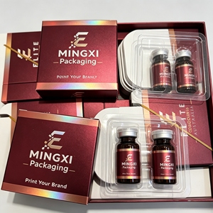 Etichette per Bottiglie di Peptidi con Marchio Privato, 5ml 10ml, Opache Laminate con Scatola Stile Libro e Inserto Fustellato - Product Image 5