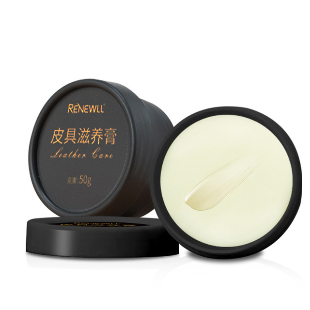 High Quality Leather Care Cream 50g Leather Nourishing Cream Natural Oil Safe Horse Oil Lanolin Source Factory Customize
