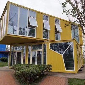 モダンな<span class=keywords><strong>2</strong></span>階建ての長期使用フラットパック小型コンテナシンプルなデザインのプレハブショッピングモール - Product Image 4