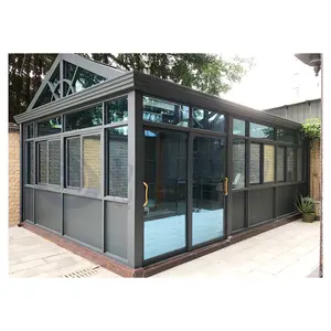 Basic Customization Outdoor Four Season Patio Enclosure Sunroom Kit Veranda Sunshine Glass House