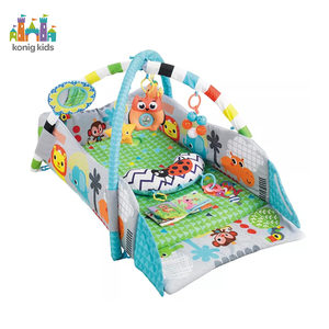 Pour jouet éducatif clôture à quatre côtés bleu-vert doux bébé tapis de jeu pour 0-24 <span class=keywords><strong>mois</strong></span> ramper activité Playgym - Product Image 6