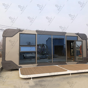 Maison préfabriquée en capsule spatiale / maisons <span class=keywords><strong>mobiles</strong></span> Maison 3 chambres / petite maison sur roues 2 chambres - Product Image 4