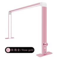 Lampe de table manucure rose Lampe à ongles Lampe de table gel LED Lampe de manucure de bureau pour salon de beauté des ongles