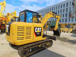 Mini-pelleteuse sur chenilles 5.5 tonnes Caterpillar jaune d'occasion CAT 305.5E de seconde main en vente en Chine - Product Image 5