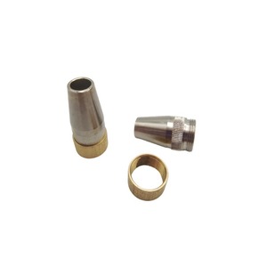 Accesorios para antorchas de soldadura Fonnis: Boquilla de abocardado chapada en cobre, Soporte de boquilla conductiva, Almohadilla blanca de derivación para robots de soldadura - Product Image 3