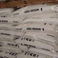 Chimei 0215A Granul Resin ABS Murni Akrilonitril Butadiena Stirena Bahan Baku Plastik untuk Suku Cadang Otomotif dan Serat