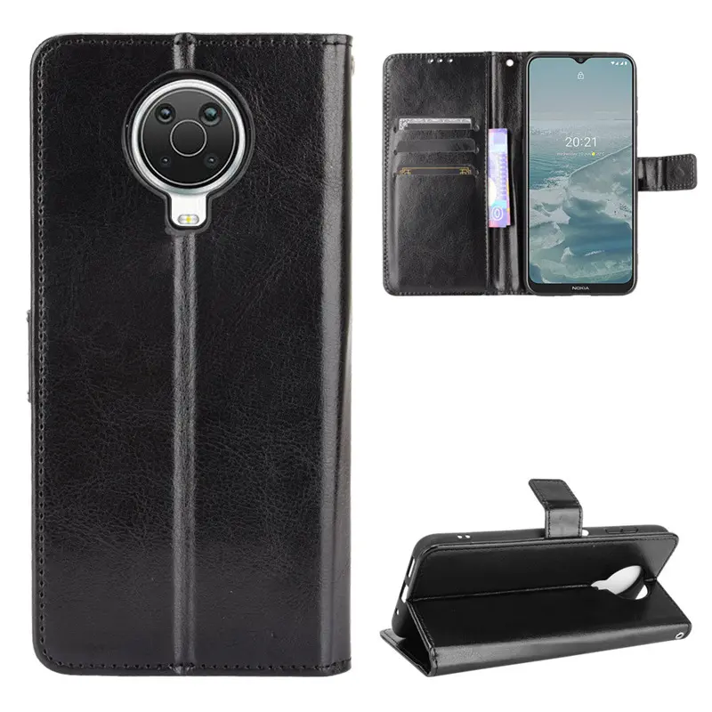 2021 Card Slot Wallet PU Leather Mobile Phone Case Holder for Nokia G10/G20/6.3