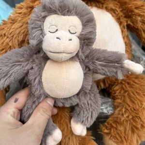 Peluche Suave de Mono, Juguete de Peluche para <span class=keywords><strong>Padres</strong></span> e Hijos, Muñeco de Orangután Sentado para Regalo de Guarderí<span class=keywords><strong>a</strong></span>, Decoración del Hogar, Colección de Animales de Safari - Product Image 5