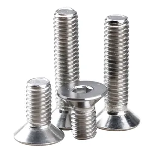 #2-56 #4-40 #<span class=keywords><strong>6-32</strong></span> #8-32 #10-24 #10-22 bulloni a testa piatta in acciaio inossidabile sss304 316 viti per macchine svasate - Product Image 2
