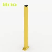 Système de clôture de protection pour machines industrielles BIRO 60*60 avec panneaux en treillis d'acier thermolaqué et fixation rapide