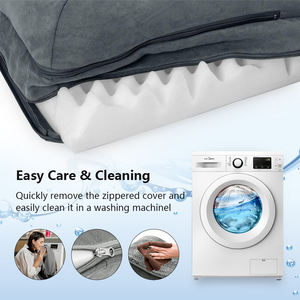 Profesyonel özelleştirme su geçirmez çıkarılabilir yıkanabilir kapak ortopedik köpek yatağı büyük köpekler için Ultra peluş Faux kürk pet yatak - Product Image 6