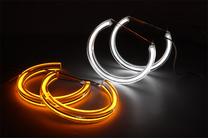 Anelli LED <span class=keywords><strong>Halo</strong></span> in Cristallo AEHR131 all'Ingrosso, Luci Angeliche LED RGB di Alta Qualità 12V con Effetto Inseguimento per BMW <span class=keywords><strong>E46</strong></span> - Product Image 6