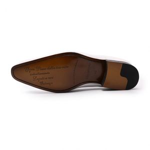 Zapatos de Vestir Formales Blancos y Elegantes para Hombre, Estilo Oxford, OEM/ODM - Product Image 4