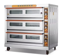 Four à sole électrique entièrement automatique en acier inoxydable pour la cuisson de gâteaux et de pains, haute productivité, idéal pour les boulangeries et les pizzerias