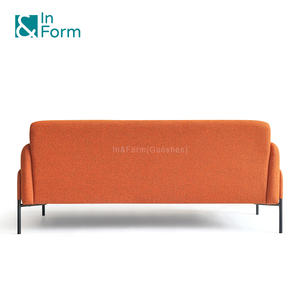 Sofá informal relajante cómodo de diseño moderno para 3 personas antidesgaste Oficina clínica banco espera área de recepción sofá para sala de estar - Product Image 3