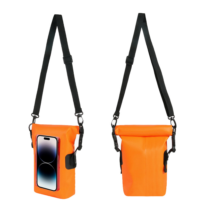 New Outdoor Mobile Phone Waterproof Bag 2L Crossbody Fashion Solid Color Customized Logo Beach Sand Swimming Rafting