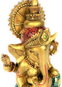 Polyresin/resina Ganesha Statua <span class=keywords><strong>di</strong></span> Elefante <span class=keywords><strong>Dio</strong></span> Indù <span class=keywords><strong>di</strong></span> Successo <span class=keywords><strong>di</strong></span> Grandi Dimensioni 9.5-inch-alto Resina Ganesh Idolo <span class=keywords><strong>Mano</strong></span>-Dipinto in Oro Indiano - Product Image 3