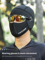 Máscara de Ciclismo Personalizada TOSUDO con Orificio para Gafas, de Poliéster Transpirable, Resistente y Ligero para Ejercicio y Uso en Exteriores