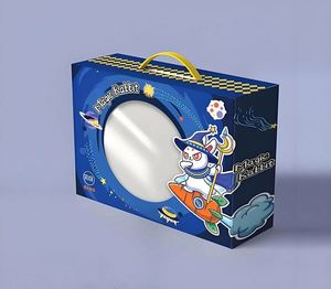 Luxury Transparent Card Window Gift Box New Year <b>Paper</b> Box for Toys Watches - Product Image 2