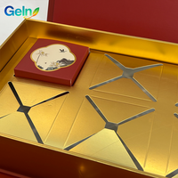 Boîte cadeau rigide de luxe avec poignée en cuir PU, logo personnalisé estampé à chaud, emballage de coffret cadeau haut de gamme pour les cadeaux de fin d'année