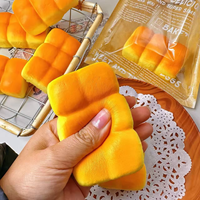 Jouet Squishy Anti-Stress en Forme de Gâteau, Pain ou Toast, Texture Super Douce, Se Remonte Lentement, Vente Directe Usine