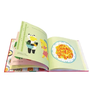 Livre histoires pour les enfants, cahier avec couverture rigide, impression en carton