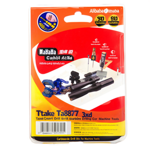 Foret à insertions Ttake Ta8877 3Xd en carbure pour machines-outils - Product Image 2