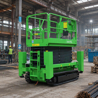 Plateforme élévatrice à ciseaux électrique sur chenilles de 8,3 m de long GS0610TL, capacité 300 kg, avec extension de 900 mm pour la maintenance des installations