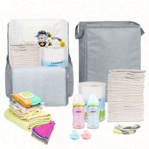 Sac à dos à langer 3-en-1 en caoutchouc léger et écologique, motif dessin animé, avec station de change intégrée, personnalisable – Nouveauté Design Factory, Vente Flash - Product Image 5