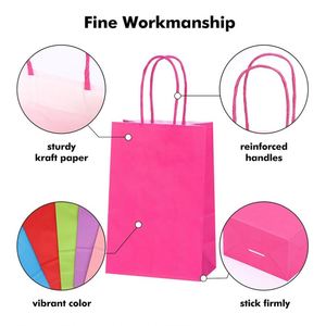 KM 31*11.5*25cm Custom Logo Kraft <b>Paper</b> Bag Eco Friendly Gift Packaging With Handle for Retail Boutique Branding Wholesale - Product Image 5