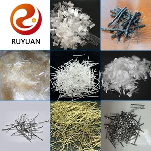 Ruyuan cấp công nghiệp Polypropylene vĩ mô sợi (PP sợi) cho bê tông cong 0.8-1.5mm Đường kính 400mpa độ bền kéo - Product Image 5