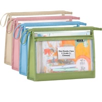 Sac de classement double couche en maille pour documents, grande capacité, vente en gros du fabricant