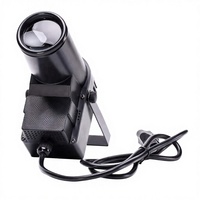 Mini projecteur de scène LED RGBW DMX512 IP20 avec CRI Ra80, effet boule miroir, spot orientable, intensité variable, durée de vie de 50 000 heures