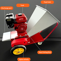 Mini Chuff Paille Broyeur Volaille Animal Bovins Alimentation Faire Broyeur D'herbe Hachoir D'ensilage Foin Fourrage Fourrage Coupe-paille Machine