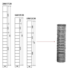 Recinzione per Bestiame a Doppio Filo Intrecciato Zincata a Caldo, Rete per Recinto di Bestiame ad Alta Resistenza alla Trazione per Fattoria, Recinto per Bovini e Pecore - Product Image 3