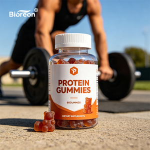 Gummies de Protéines de Lactosérum Premium 60 Unités – Complément Alimentaire Nutritif – Service de Marque Privée avec Logo Personnalisé <span class=keywords><strong>pour</strong></span> Propriétaires de Marques de Fitness - Product Image 3
