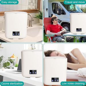 Mini machine à laver entièrement automatique, sous-vêtements, chaussettes, lavage et séchage Petite machine à laver intégrée - Product Image 5