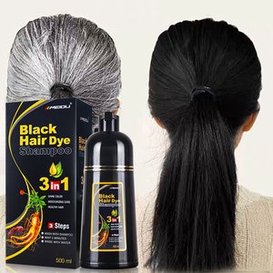Prodotti per lo styling dei capelli marrone scuro marrone chiaro caffè viola colore organico a base di erbe nero tinture per capelli shampoo per uomini e donne - Product Image 2