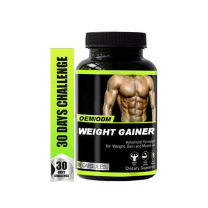 แคปซูลเพิ่มน้ำหนักเพื่อเพิ่มกล้ามเนื้อและน้ำหนัก สูตรสมุนไพรผสมแคปซูลอัชวากันธาและไทรบูลัสเพื่อเพิ่มความแข็งแรงและพลังงาน - Product Image 1