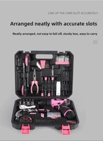 Kit de tournevis et perceuse électriques sans balais OEM à alimentation manuelle avec boîte à outils et mallette rigide