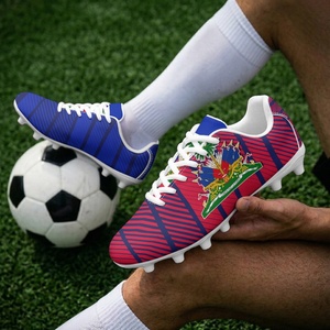 Scarpe da Calcio Ak Drapo Ayiti Pou Koup Di Mond, Scarpe da Calcio Essenziali per Gason Les Grenadiers Ayiti, Soulye Espo Ayiti Federasyon - Product Image 3