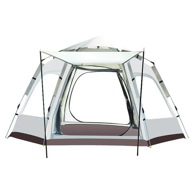 Expedition Desert Thicke ning Regen feste Gartengeräte für sechseckige Camping klappbare automatische Outdoor-Zelt im Freien