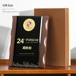 Medaglia di cristallo personalizzato in metallo grano orecchio <span class=keywords><strong>noce</strong></span> colore legno medaglia alleanza agente autorizzato targa personalizzata autorizzato - Product Image 4