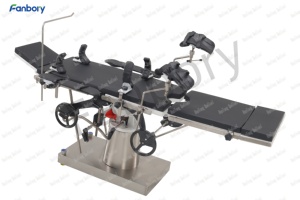 Meja Operasi Manual Multifungsi, Tenaga Hidrolik Elektrik, Logam Baja dengan Aksesoris - Product Image 2