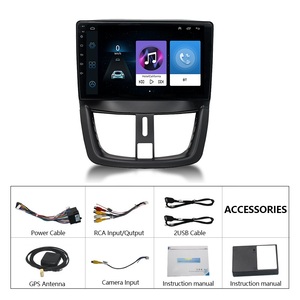 Lecteur DVD de voiture Android Jiawell, GPS, FM, musique, audio, vidéo, Carplay, Wifi, BT, écran IPS, <span class=keywords><strong>autoradio</strong></span> pour Peugeot <span class=keywords><strong>207</strong></span> - Product Image 5