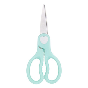 Baby Food Scissors Stainless Steel Tapered Type Blue 0-12 Months Home Use - Product Image 4