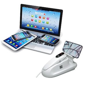 Detector de pelo de folículo piloso de cuero cabelludo de alta definición sin preocupaciones, instrumento de prueba de piel, espejo de aumento de poros - Product Image 3