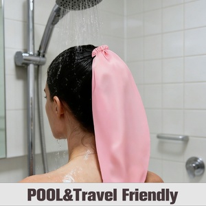Gorro de Ducha Impermeable Reutilizable para Proteger el Cabello Peinado, Ajustable para Cola de Caballo, Raíz y Refrescar el Cabello, Ideal para Ducha, Gimnasio y Viajes - Product Image 4