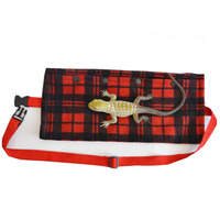 Sling de transport réglable pour lézard, caméléon, reptile, ours, en coton doux, petit sac de voyage pour animaux de compagnie en plein air