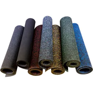 Free sample anti slip soundproof gym rubber flooring rolls gym rubber mats
